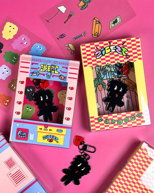 ZiBEZI Key Ring type1_Claw machine for Monzi