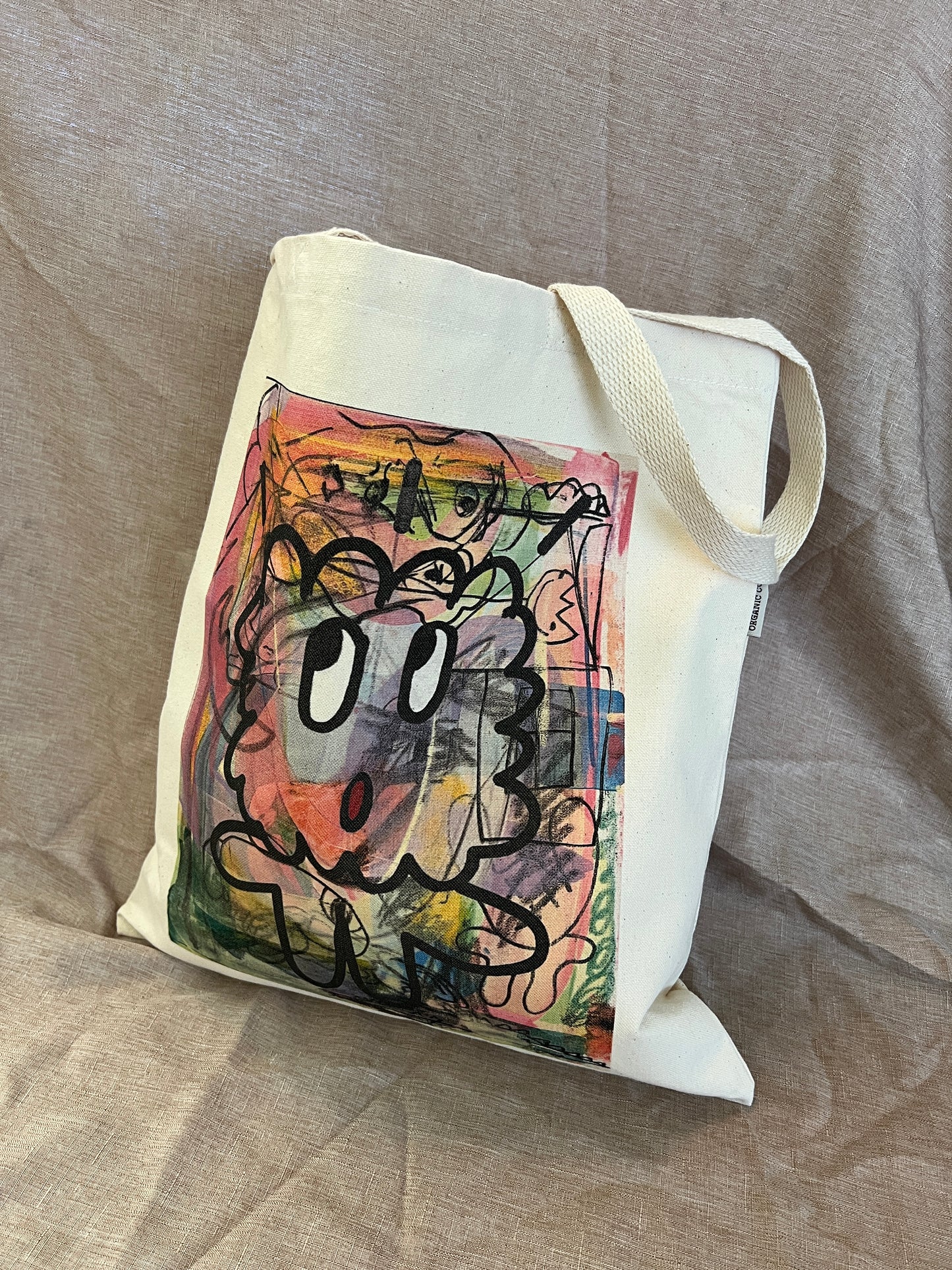 ZiBEZI Character Tote Bag - colorful